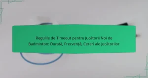 Regulile de Timeout pentru Jucătorii Noi de Badminton: Durată, Frecvență, Cereri ale Jucătorilor